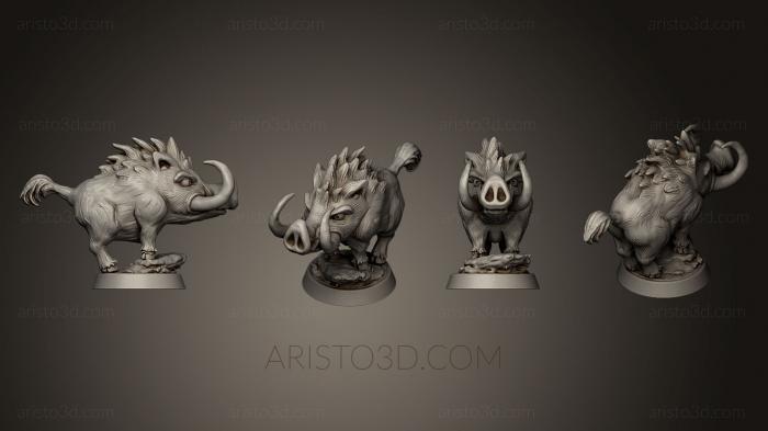 Animal figurines (STKJ_0591) 3D model for CNC machine